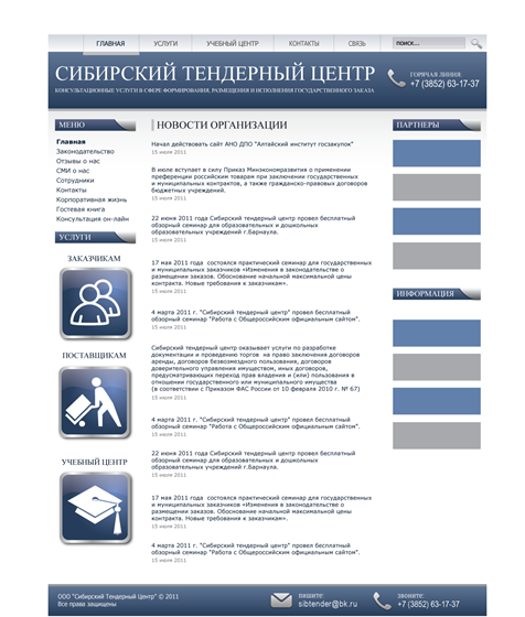 С нуля: Сибирский Тендерный Центр